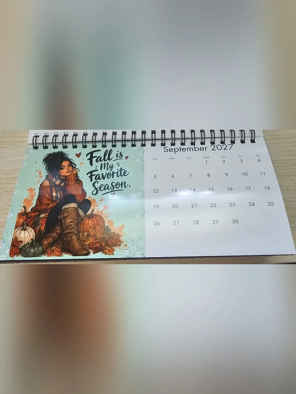 12 Months of Attitude 2027 Desk Calendar